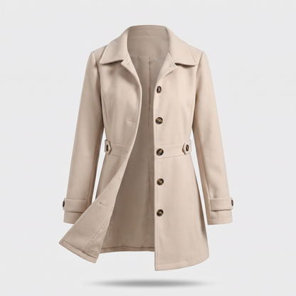 SHAPED WAIST CASUAL COAT