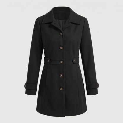 SHAPED WAIST CASUAL COAT