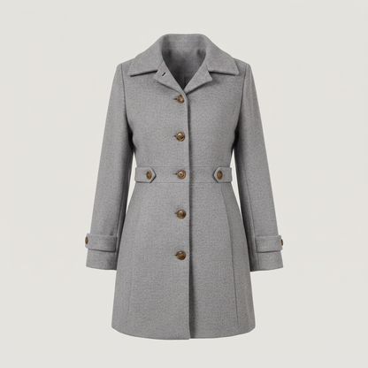 SHAPED WAIST CASUAL COAT