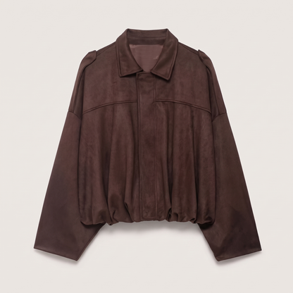 CROPPED BLOUSON SHIRT JACKET