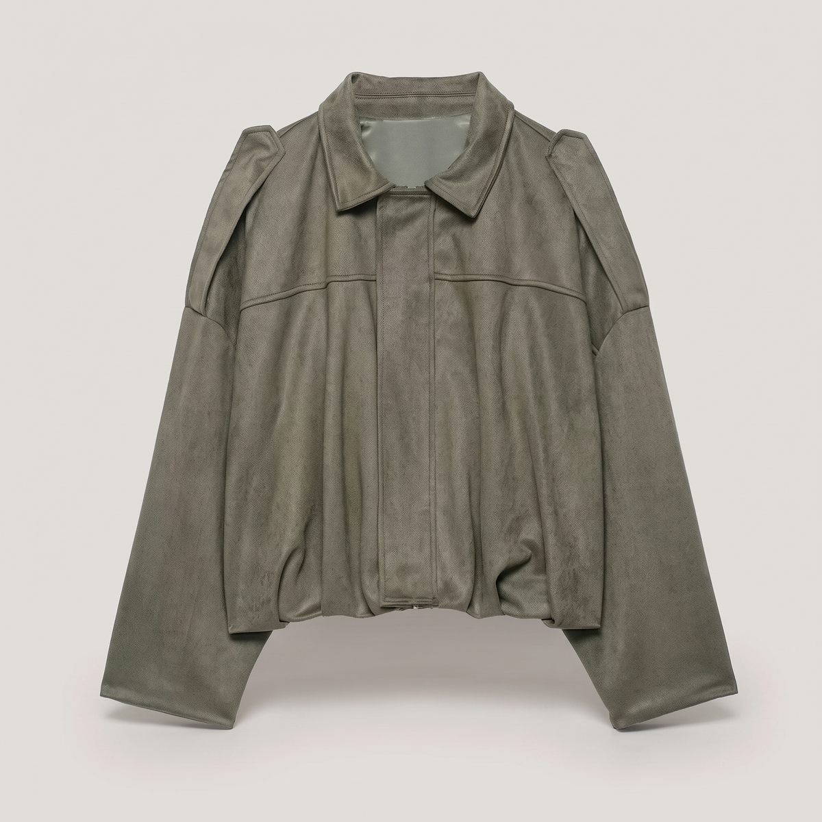CROPPED BLOUSON SHIRT JACKET