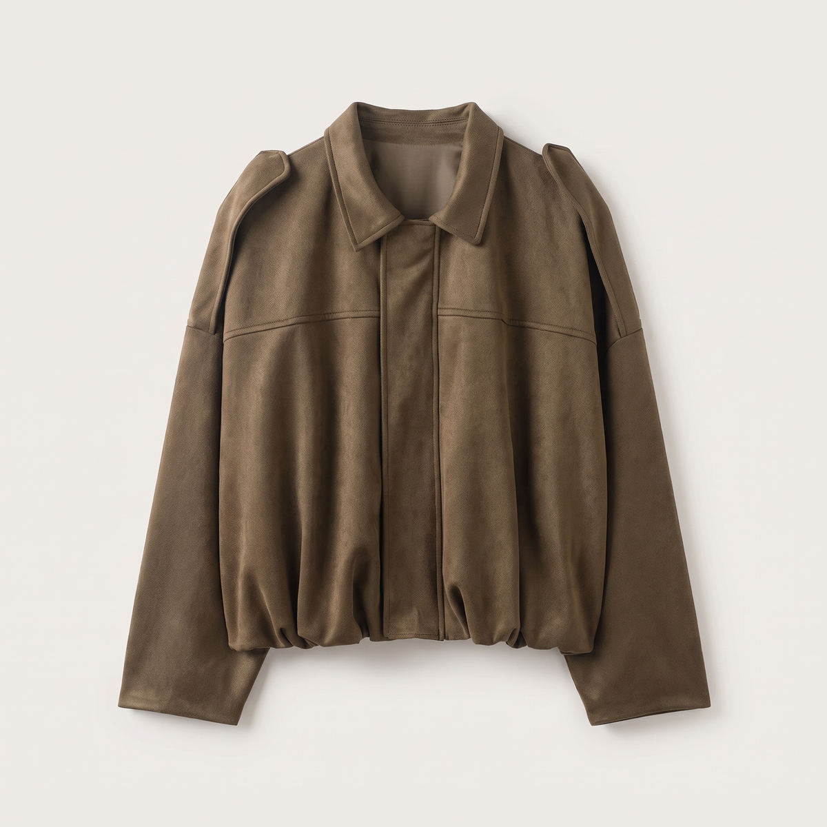 CROPPED BLOUSON SHIRT JACKET