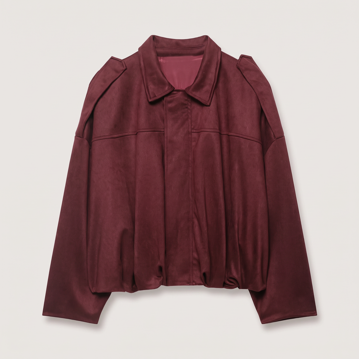 CROPPED BLOUSON SHIRT JACKET