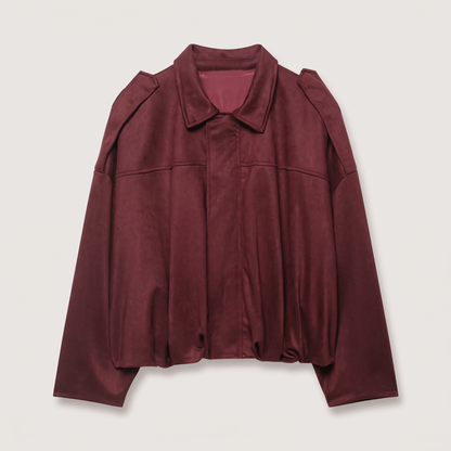 CROPPED BLOUSON SHIRT JACKET