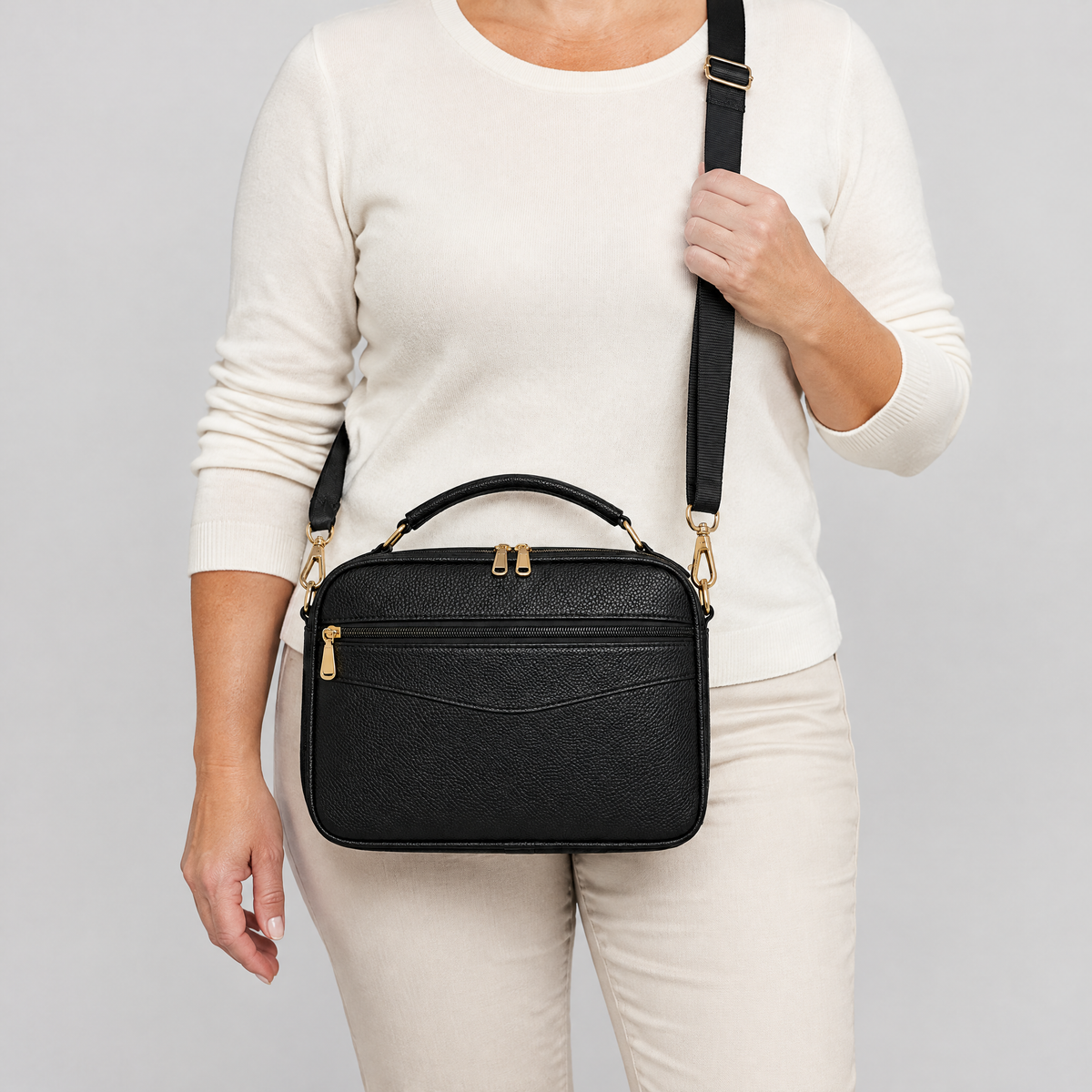 TOP HANDLE SHOULDER BAG