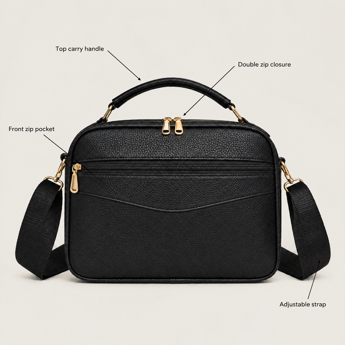 TOP HANDLE SHOULDER BAG