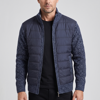 HYBRID KNIT PUFFER JACKET
