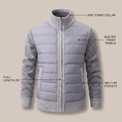 HYBRID KNIT PUFFER JACKET