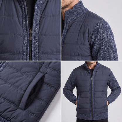 HYBRID KNIT PUFFER JACKET