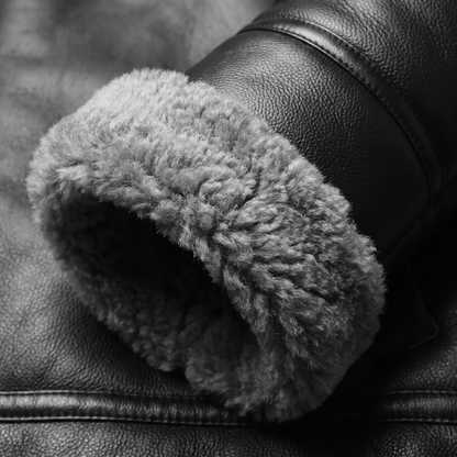 FAUX FUR LINED CASUAL JACKET