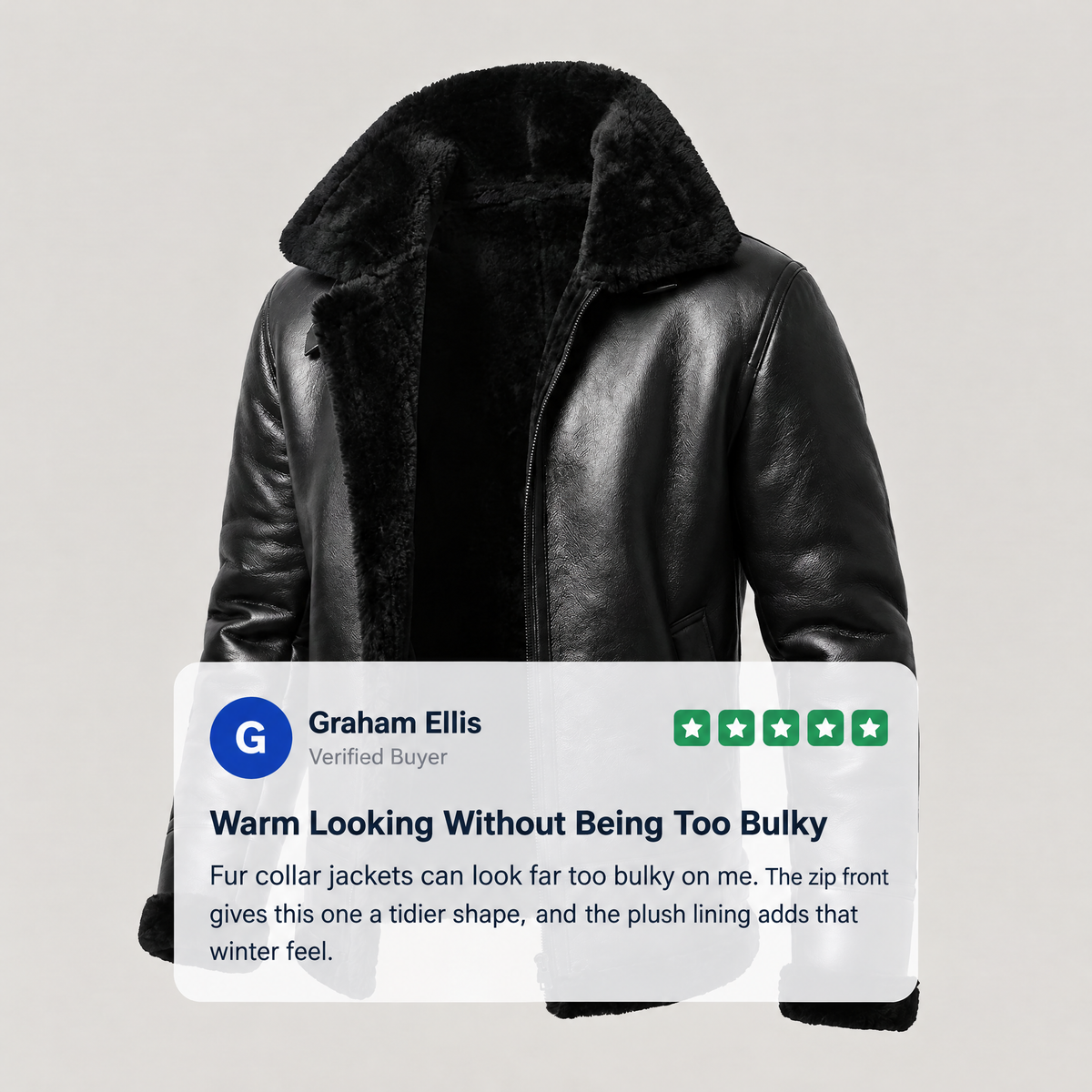 FAUX FUR LINED CASUAL JACKET