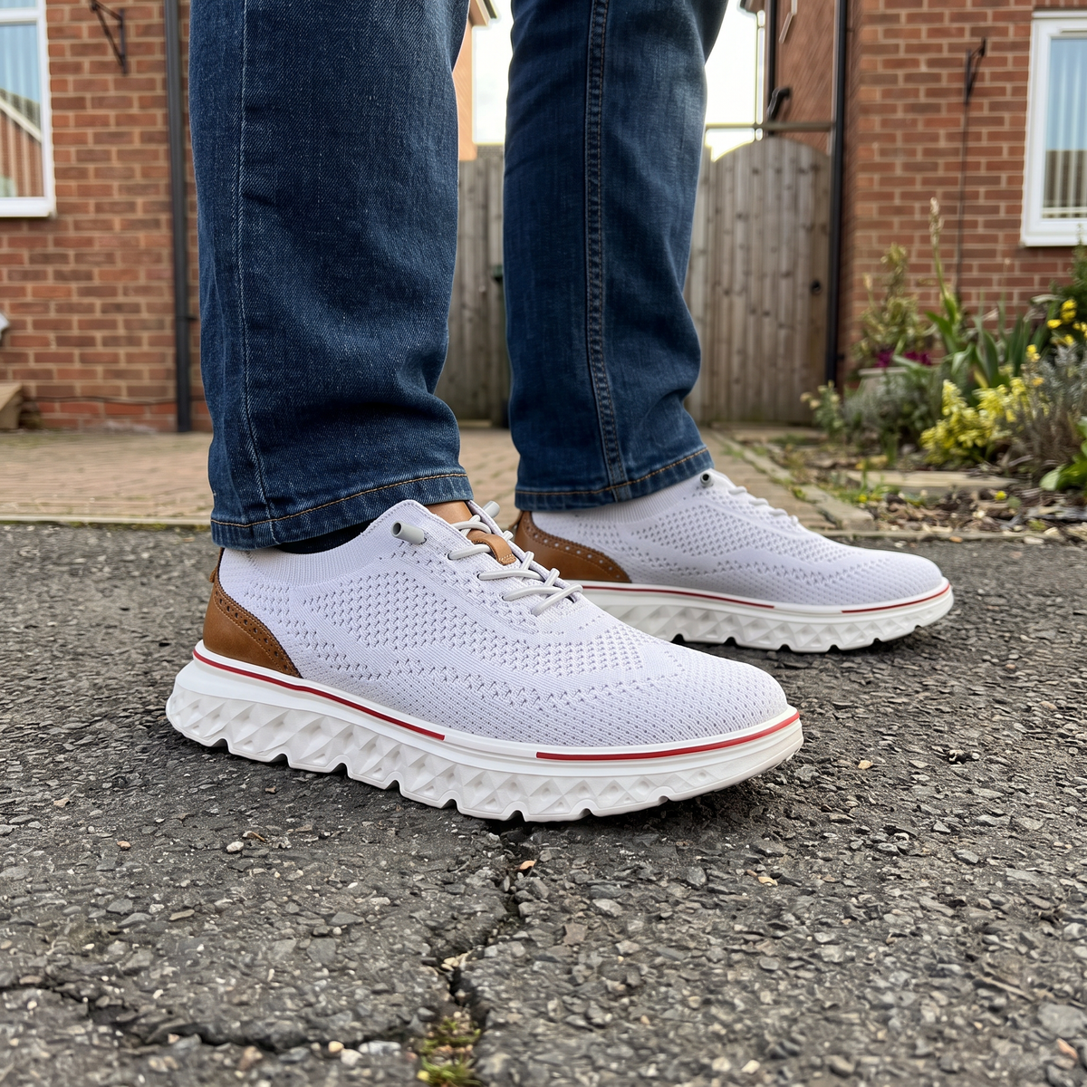 SCULPTED SOLE CASUAL TRAINERS