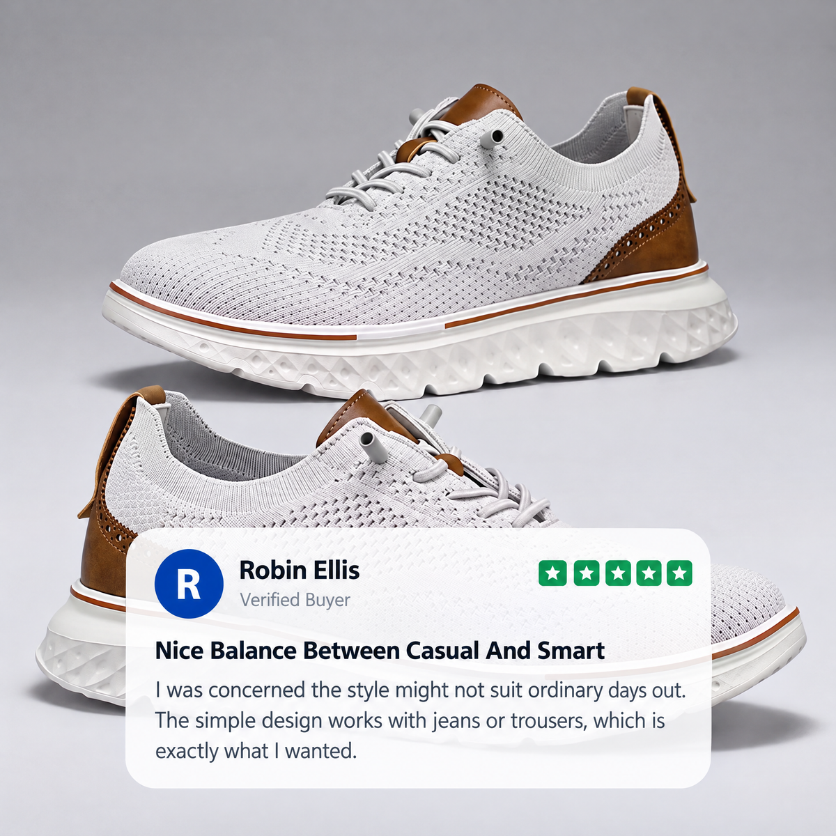 SCULPTED SOLE CASUAL TRAINERS