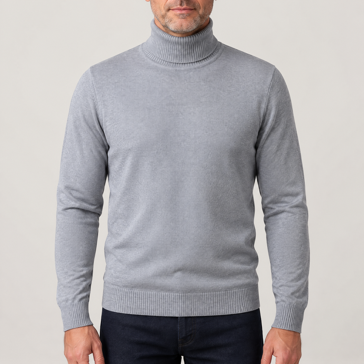 CASHMERE ROLL NECK JUMPER
