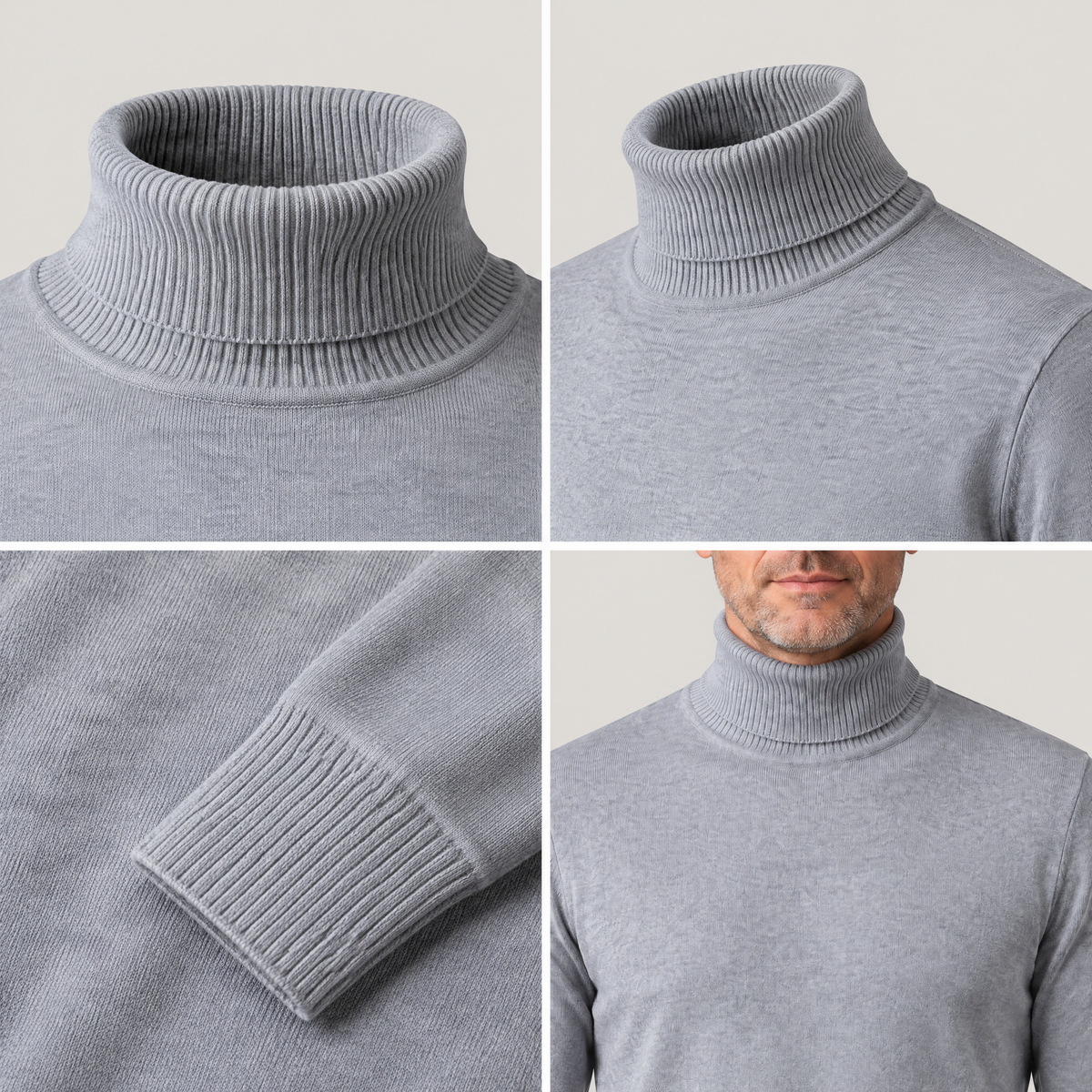 CASHMERE ROLL NECK JUMPER