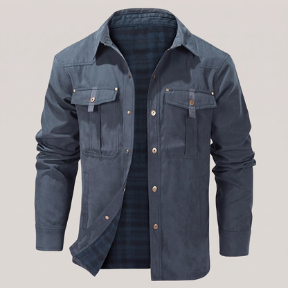 TARTAN LINED UTILITY OVERSHIRT