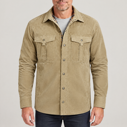 TARTAN LINED UTILITY OVERSHIRT