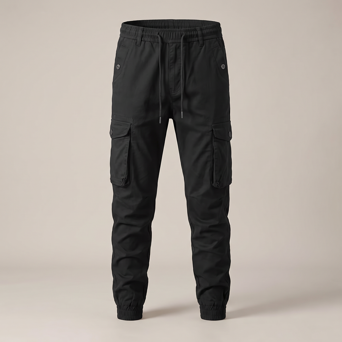 TAPERED CARGO WORK TROUSERS
