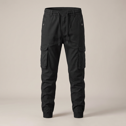 TAPERED CARGO WORK TROUSERS