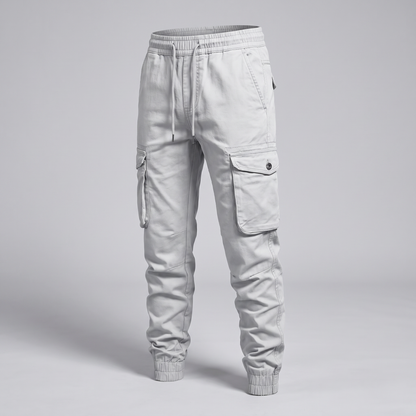 TAPERED CARGO WORK TROUSERS