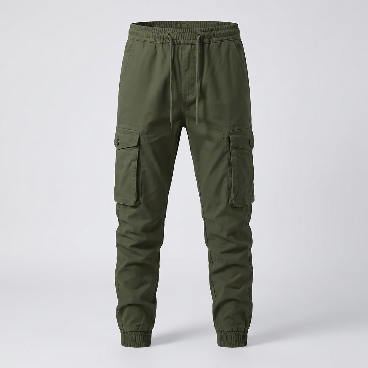 TAPERED CARGO WORK TROUSERS