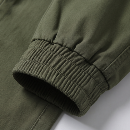TAPERED CARGO WORK TROUSERS