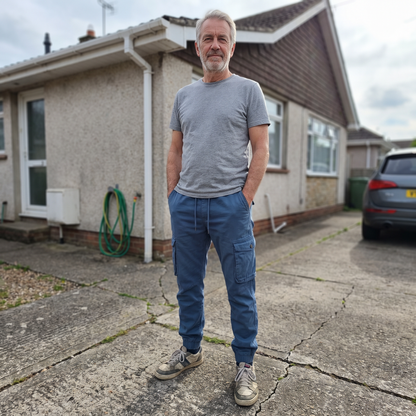TAPERED CARGO WORK TROUSERS