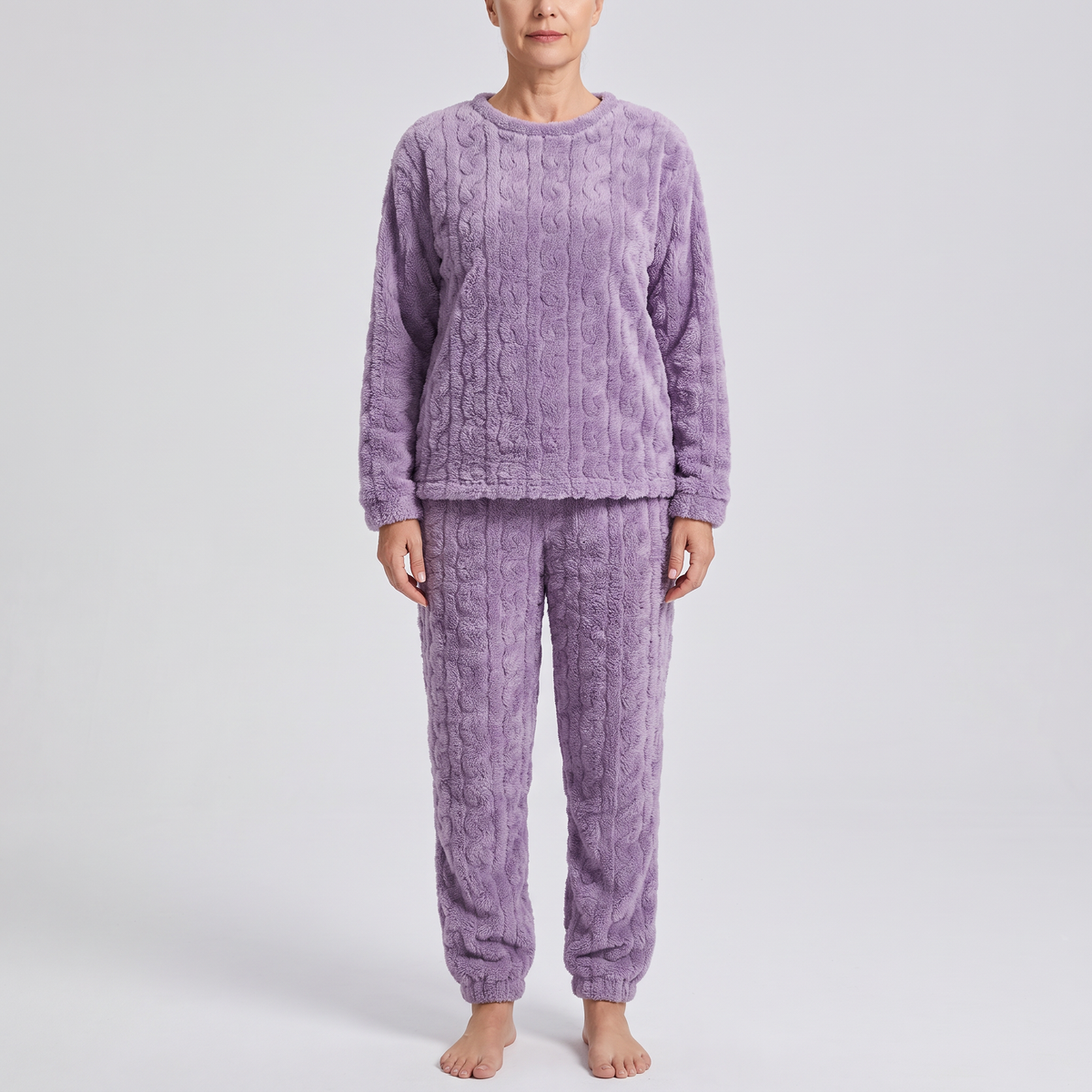 TEDDY TEXTURE TWO PIECE SET
