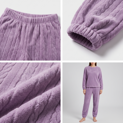 TEDDY TEXTURE TWO PIECE SET