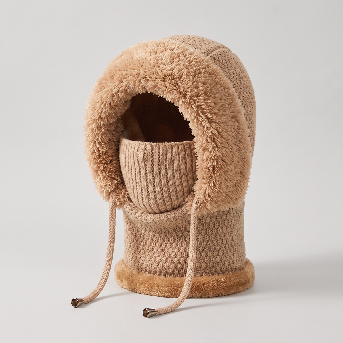 FLEECE NECK HOOD HAT