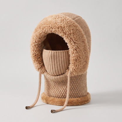 FLEECE NECK HOOD HAT