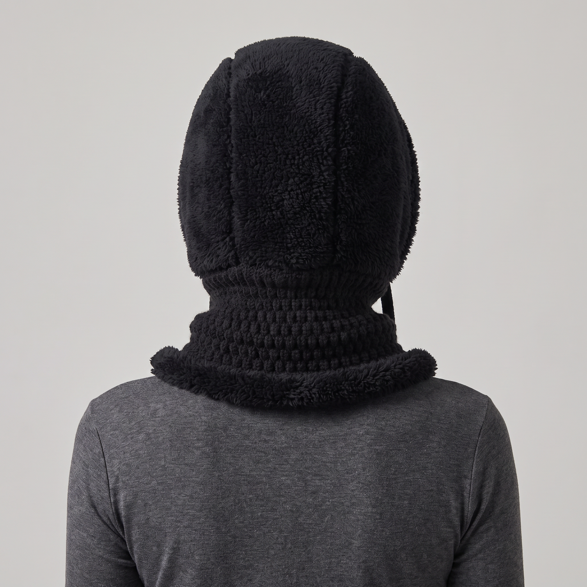 FLEECE NECK HOOD HAT