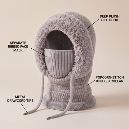 FLEECE NECK HOOD HAT