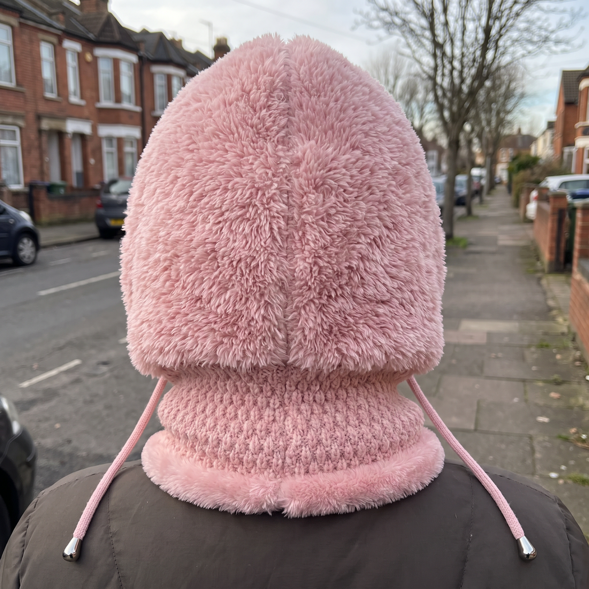 FLEECE NECK HOOD HAT