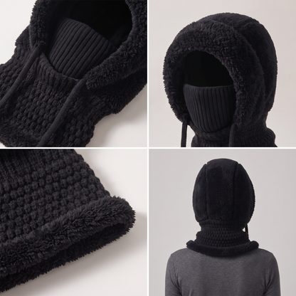 FLEECE NECK HOOD HAT