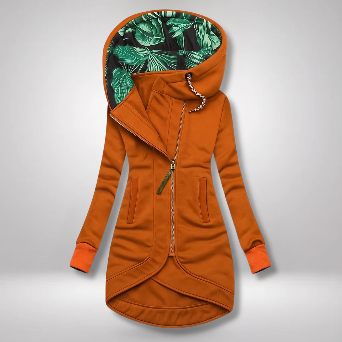 TROPICAL LINED HOODED JACKET