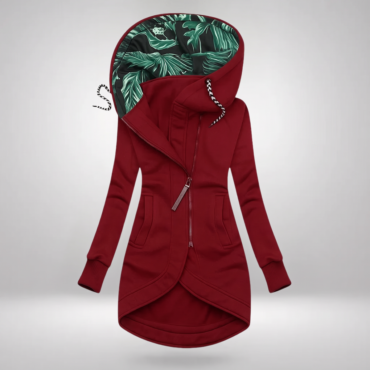 TROPICAL LINED HOODED JACKET