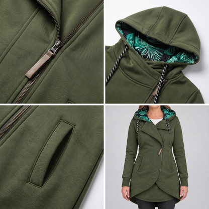 TROPICAL LINED HOODED JACKET