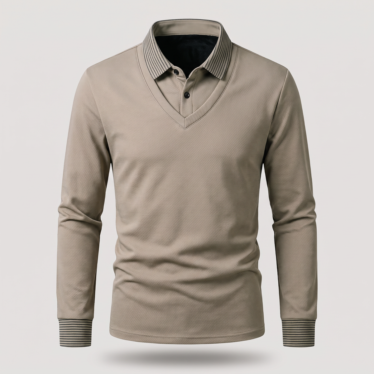 THERMAL POLO KNIT JUMPER