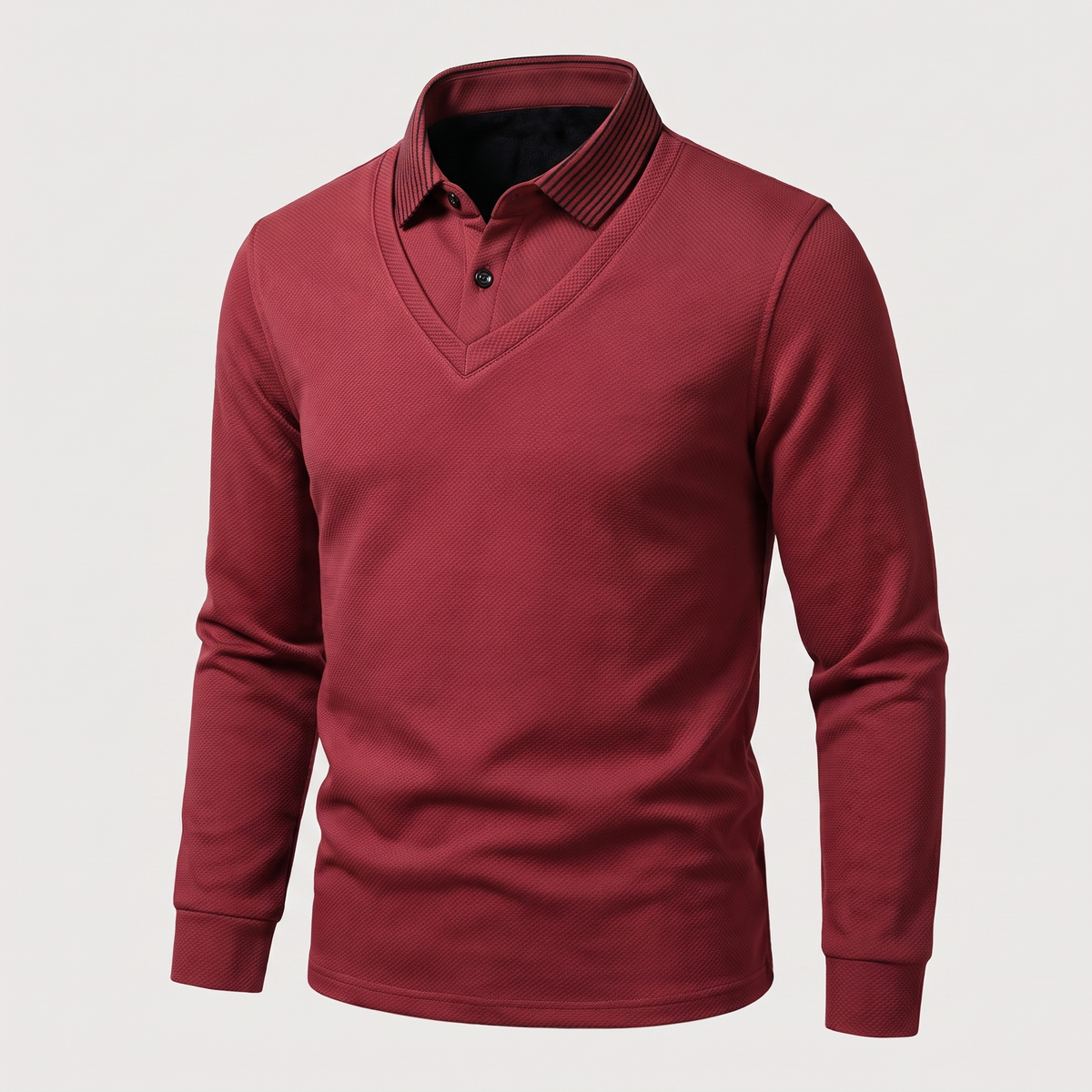 THERMAL POLO KNIT JUMPER