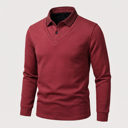 THERMAL POLO KNIT JUMPER