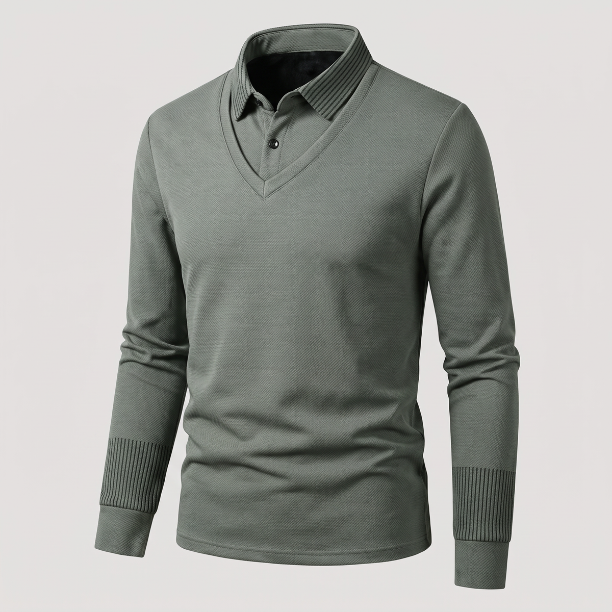 THERMAL POLO KNIT JUMPER