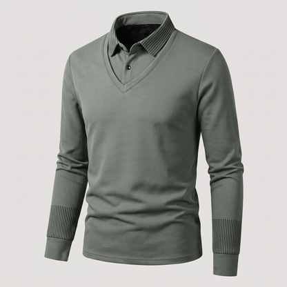 THERMAL POLO KNIT JUMPER