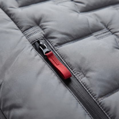 HOODED QUILTED GILET