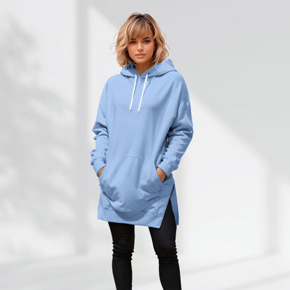 AVELMERE SOFT-FLEECE HOODIE DRESS