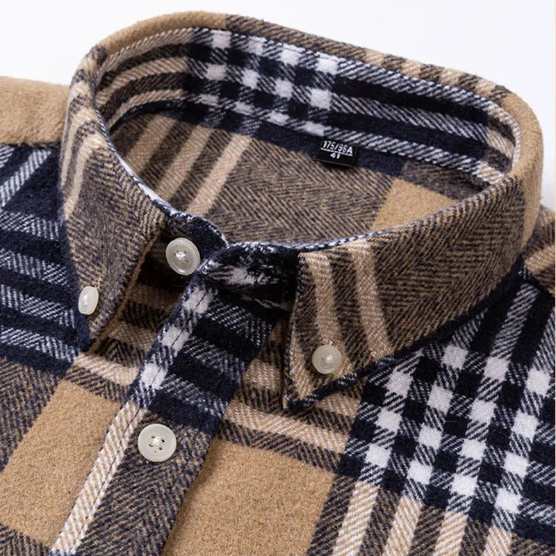 GRAYSON COTTON FLANNEL SHIRT