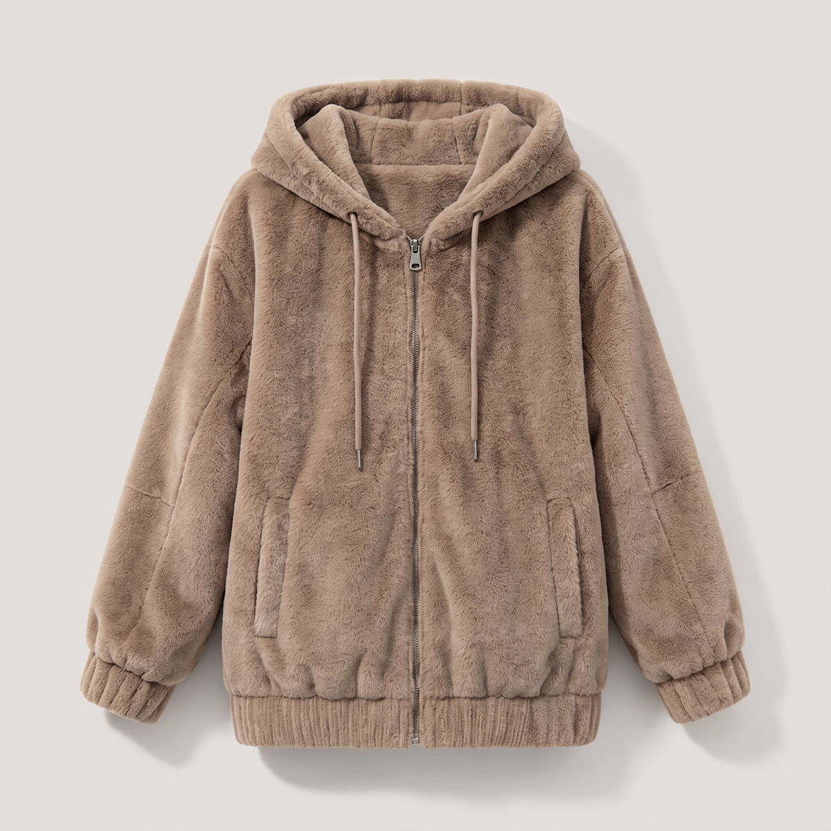 PLUSH HOOD THERMAL JACKET