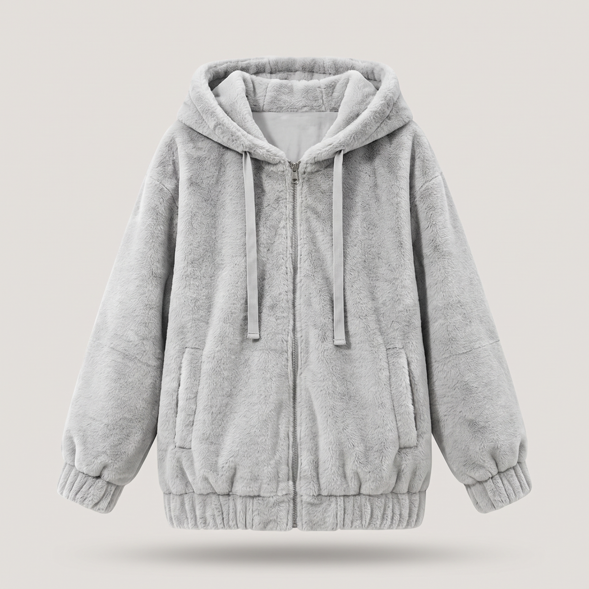 PLUSH HOOD THERMAL JACKET
