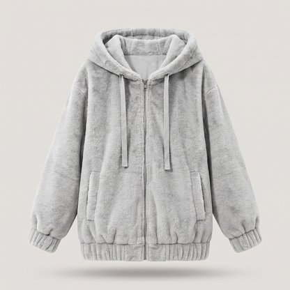 PLUSH HOOD THERMAL JACKET