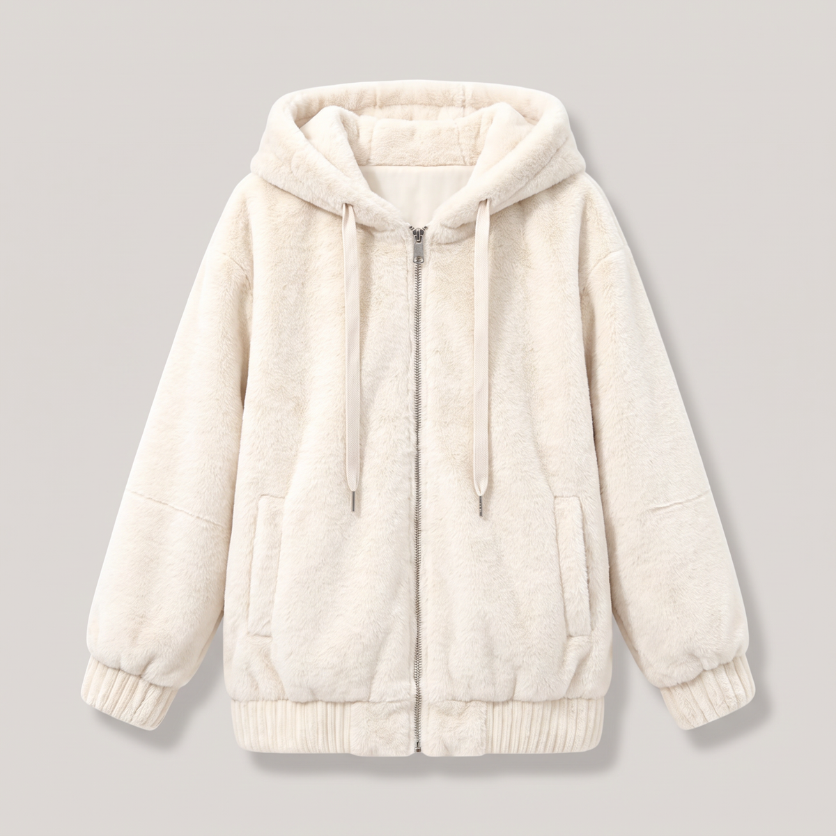 PLUSH HOOD THERMAL JACKET